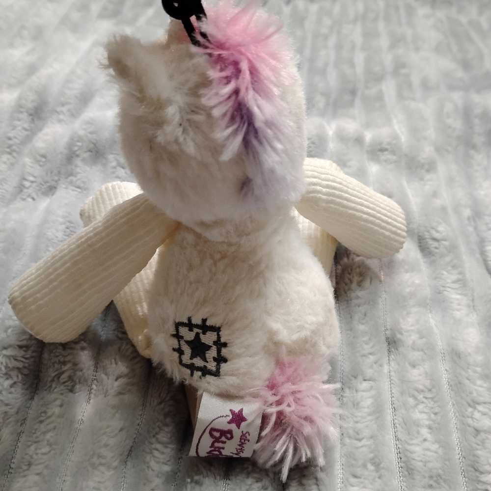 Scentsy Buddy Stella the Unicorn Plush Mini Clip Keychain Backpack 8" Sc… - Picture 5 of 7